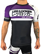 LegLocker V2. Purple Short Sleeve Rashguard